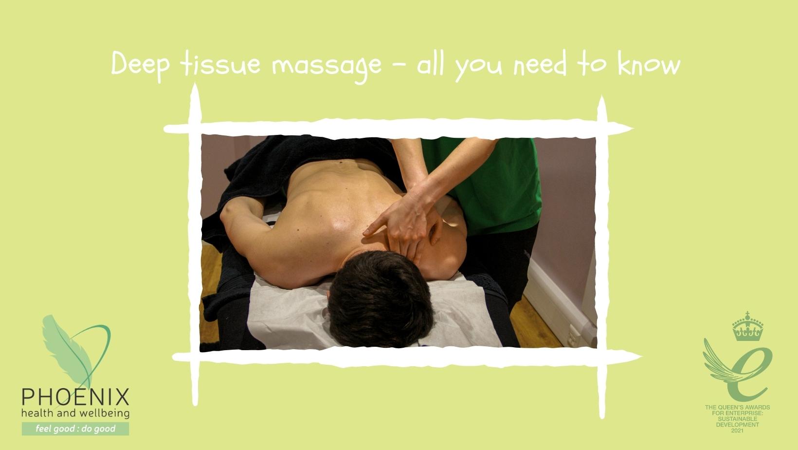 Deep Tissue Massage Blog Cover